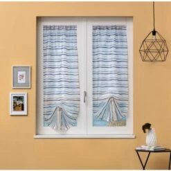 Coppia Tendine Roll-up Marilyn Tortora 60x230cm Zf0192