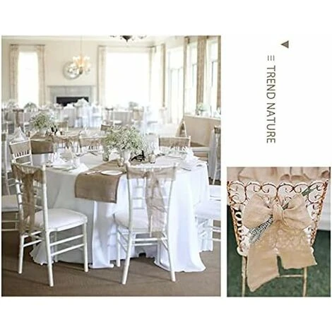 MINKUROW Tela Di Iuta Runner Da Tavola Artigianato Decorazioni Di Nozze Decorazioni Natalizie Confezioni Regalo 1,58 M Di Larghezza (Dimensioni: 1,58 M X 1 M) Marrone Naturale 4 MINKUROW Tela Di Iuta Runner Da Tavola Artigianato Decorazioni Di Nozze Decorazioni Natalizie Confezioni Regalo 1,58 M Di Larghezza (Dimensioni: 1,58 M X 1 M) Marrone Naturale - immagine 2