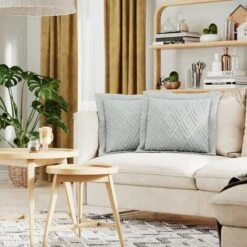 Federa Ophelia Grigio Pressato 45x45 AmeliaHome 9 Federa Ophelia Grigio Pressato 45x45 AmeliaHome -Vendite ATMOSPHERA || None || Maxwell & Williams 80990466 3