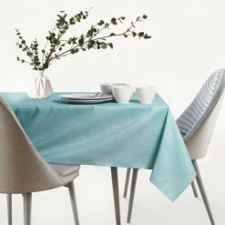 Tovaglia Vesta Blu Pressato Moderno 140x300 AmeliaHome -Vendite ATMOSPHERA || None || Maxwell & Williams 81023719 5