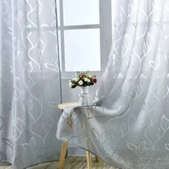None Tende In Voile Tenda Decorativa Per La Casa 100 X 250 Cm Grigio Set Di 2 -Vendite ATMOSPHERA || None || Maxwell & Williams 81946928 4