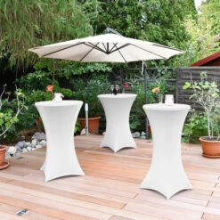 Hengda Set Di 5 Copritavolo Bianchi Per Tavolo Pieghevole Alto 105 Cm,Bianco, Ø 60-65 Cm -Vendite ATMOSPHERA || None || Maxwell & Williams 82459023 5
