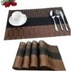 Set Di 6 Tovagliette All'americana 30x45cm Tovagliette All'americana Lavabili Antiscivolo Tovagliette In PVC Resistenti All'usura Resistenti Al Calore, Tovagliette All'americana Per La Cucina