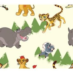 Tenda Per Finestre Cameretta Il Re Leone In Voile Trasparente