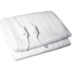 COPERTA TERMICA MATRIMONIALE 160 X 140 CM SCALDALETTO MATRIMONIALE COPERTA TERMICA ELETTRICA RISCALDAMENTO 120 W 2X60W