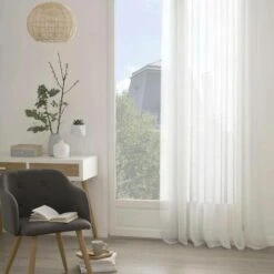 White Sheer Georgette 140x240 - Puro, Bianco, Poliestere, Dimensioni 140x240 Cm - Atmosphera Créateur D'intérieur -Vendite ATMOSPHERA || None || Maxwell & Williams 83765732 5