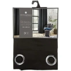 Tenda Oscurante Nera 140x260 - Tenda Oscurante, Nera, Poliestere, Dimensioni 140x260 Cm - Atmosphera Créateur D'intérieur -Vendite ATMOSPHERA || None || Maxwell & Williams 83766032 3