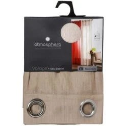 Tenda A Righe Lino 140x240 - Tenda A Righe, Lino, Poliestere, Dimensioni 140x240 Cm - Atmosphera Créateur D'intérieur -Vendite ATMOSPHERA || None || Maxwell & Williams 83766715 3