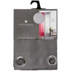 Tenda A Righe Grigie 140x240 - Strisce Trasparenti, Grigio, Poliestere, Dimensioni 140x240 Cm - Atmosphera Créateur D'intérieur -Vendite ATMOSPHERA || None || Maxwell & Williams 83766816 3