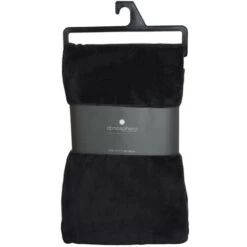 Microfibra Plaid Nero 180x230 - Plaid In Microfibra, Nero, Poliestere, Dimensioni 180x230 Cm - Atmosphera Créateur D'intérieur -Vendite ATMOSPHERA || None || Maxwell & Williams 83766922 3