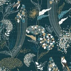 Parure Art Decoration Peacock - Stampato, L. 240 X L. 220 Cm - Atmosphera Créateur D'intérieur -Vendite ATMOSPHERA || None || Maxwell & Williams 83766959 5