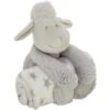 Plaid + Peluche Grigio Chiaro - Pecora - Atmosphera Créateur D'intérieur