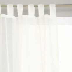 Set Di 2 Schede Bianche 140x240 - Set Di 2 Gambe Velate, Bianche, In Poliestere, Dimensioni 140x240 Cm - Atmosphera Créateur D'intérieur