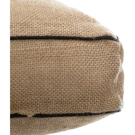Cuscino Da Pavimento In Juta Coloniale 40 X 40 Cm - Atmosphera Créateur D'intérieur 5 Cuscino Da Pavimento In Juta Coloniale 40 X 40 Cm - Atmosphera Créateur D'intérieur - immagine 3