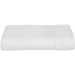 Piatto Doccia Bianco 70x130 - Lenzuolino Doccia, Bianco, Cotone, Dimensioni 70x130 Cm - Atmosphera Créateur D'intérieur