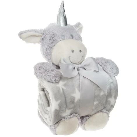 Plaid + Peluche Licorne - Atmosphera Créateur D'intérieur 4 Plaid + Peluche Licorne - Atmosphera Créateur D'intérieur - immagine 2