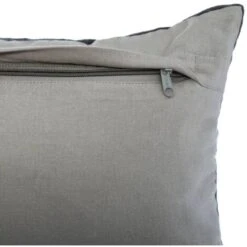 Cuscino Velluto Cotton Patch Grigio - L. 50 Cm X L. 30 Cm - Atmosphera Créateur D'intérieur -Vendite ATMOSPHERA || None || Maxwell & Williams 83774311 3