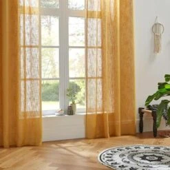 Tenda Pura Alton - Ocra 140 X 240 - Atmosphera Créateur D'intérieur -Vendite ATMOSPHERA || None || Maxwell & Williams 83775930 5