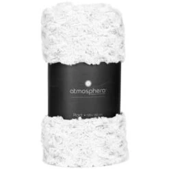 Coperta Di Pelliccia Grigio Chiaro 120x160cm In Poliestere - Atmosphera Créateur D'intérieur -Vendite ATMOSPHERA || None || Maxwell & Williams 83776579 3