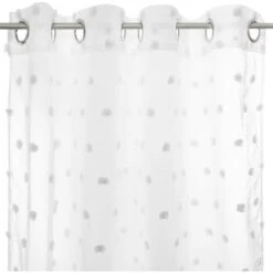 Tenda Multipla Grigia Pompons - Atmosphera Créateur D'intérieur
