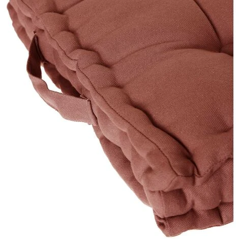 Cuscino Per Pavimento In Terracotta 40 X 40 X 8 Cm - Atmosphera Créateur D'intérieur 5 Cuscino Per Pavimento In Terracotta 40 X 40 X 8 Cm - Atmosphera Créateur D'intérieur - immagine 3