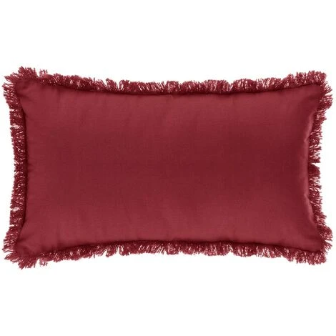 Cuscino Red Fringe 30 X 50 Cm - Atmosphera Créateur D'intérieur 3 Cuscino Red Fringe 30 X 50 Cm - Atmosphera Créateur D'intérieur