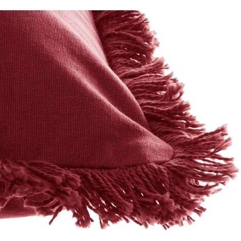 Cuscino Red Fringe 30 X 50 Cm - Atmosphera Créateur D'intérieur 6 Cuscino Red Fringe 30 X 50 Cm - Atmosphera Créateur D'intérieur - immagine 4