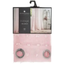 Tenda Rosa Velata Lily 140x240 - Trasparente, Rosa, Poliestere, Dimensioni 140x240 Cm - Atmosphera Créateur D'intérieur -Vendite ATMOSPHERA || None || Maxwell & Williams 83780502 3