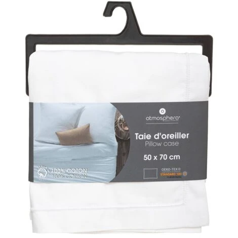 Federa 50x70cm Bianca - Atmosphera Créateur D'intérieur 6 Federa 50x70cm Bianca - Atmosphera Créateur D'intérieur - immagine 4