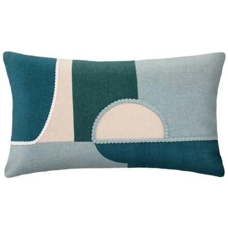 Copricuscino Geo Ricamato 30x50cm - Atmosphera Créateur D'intérieur 3 Copricuscino Geo Ricamato 30x50cm - Atmosphera Créateur D'intérieur