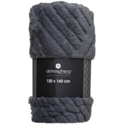 Lancio Di Pelliccia 3d Geo Grey 120 X 160 - Atmosphera Créateur D'intérieur -Vendite ATMOSPHERA || None || Maxwell & Williams 83782157 3