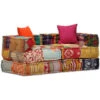 Pouf Modulare A 2 Posti In Tessuto Patchwork VidaXL -Vendite ATMOSPHERA || None || Maxwell & Williams 8431327 1