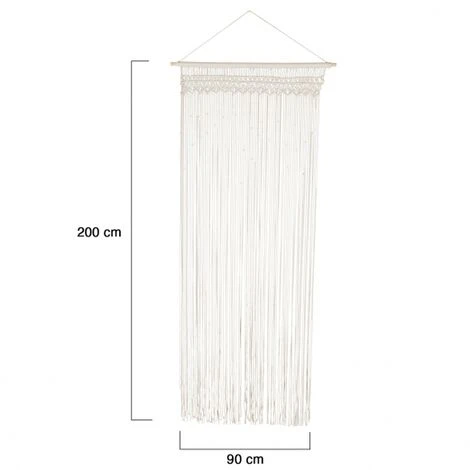 Tenda 90x200 Cm In Macramè Bohémien 7 Tenda 90x200 Cm In Macramè Bohémien - immagine 5