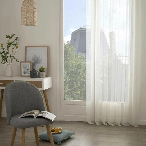Tenda Pura Color Avorio Moly 135x240 - Sheer, Avorio, Poliestere, Dimensioni 135x240 Cm - Atmosphera Créateur D'intérieur 7 Tenda Pura Color Avorio Moly 135x240 - Sheer, Avorio, Poliestere, Dimensioni 135x240 Cm - Atmosphera Créateur D'intérieur - immagine 5