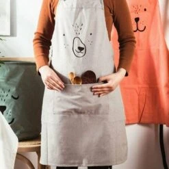 Simpatico Cartone Animato Grembiule Con Tasca Per Donna Bambini Grembiule Da Cucina In Lino Di Cotone Impermeabile Grembiule Da Cucina Grembiule Da Cucina Per Adulti Grigio Taglia Per Bambini 10 Simpatico Cartone Animato Grembiule Con Tasca Per Donna Bambini Grembiule Da Cucina In Lino Di Cotone Impermeabile Grembiule Da Cucina Grembiule Da Cucina Per Adulti Grigio Taglia Per Bambini -Vendite ATMOSPHERA || None || Maxwell & Williams 85906766 4