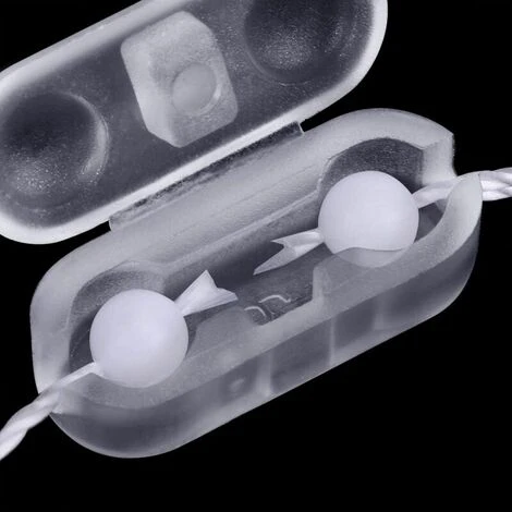 Confezione Da 30 Connettori A Catena Per Paralume A Rullo, Connettore A Catena Di Perline Di Ricambio, Clip Di Connettore Per Cavo A Catena A Sfera Cieca A Rullo Romano Verticale 5 Confezione Da 30 Connettori A Catena Per Paralume A Rullo, Connettore A Catena Di Perline Di Ricambio, Clip Di Connettore Per Cavo A Catena A Sfera Cieca A Rullo Romano Verticale - immagine 3