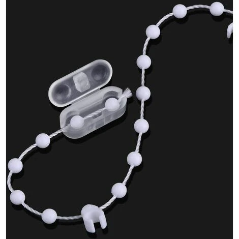 Confezione Da 30 Connettori A Catena Per Paralume A Rullo, Connettore A Catena Di Perline Di Ricambio, Clip Di Connettore Per Cavo A Catena A Sfera Cieca A Rullo Romano Verticale 6 Confezione Da 30 Connettori A Catena Per Paralume A Rullo, Connettore A Catena Di Perline Di Ricambio, Clip Di Connettore Per Cavo A Catena A Sfera Cieca A Rullo Romano Verticale - immagine 4