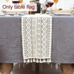 Runner Da Tavola In Macramè, Pizzo Floreale Cavo In Misto Cotone Con Pompon Per La Decorazione Della Tavola Di Nozze, Festa Nuziale, Copriletto (dimensioni: 24 X 140 Cm) -Vendite ATMOSPHERA || None || Maxwell & Williams 85911373 4