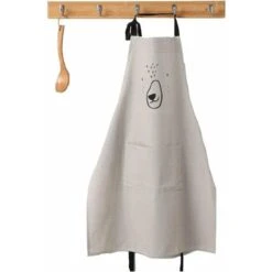 Grembiule Simpatico Cartone Animato Con Tasca Per Donna Grembiule Da Cucina In Lino Di Cotone Impermeabile Per Bambini Grembiule Da Cucina Adulto Grigio Taglia Per Adulti