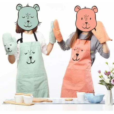 Grembiule Simpatico Cartone Animato Con Tasca Per Donna Grembiule Da Cucina In Lino Di Cotone Impermeabile Per Bambini Grembiule Da Cucina Per Adulti Taglia Bambini Arancione 7 Grembiule Simpatico Cartone Animato Con Tasca Per Donna Grembiule Da Cucina In Lino Di Cotone Impermeabile Per Bambini Grembiule Da Cucina Per Adulti Taglia Bambini Arancione - immagine 5