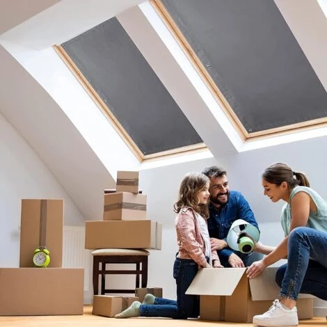 MINKUROW Tende Cieche Con Ventosa Isolante Termico Per Riflettore Del Raggio Di Sole Finestre Da Tetto Velux Ventosa 60x120 Cm Grigio Scuro 7 MINKUROW Tende Cieche Con Ventosa Isolante Termico Per Riflettore Del Raggio Di Sole Finestre Da Tetto Velux Ventosa 60x120 Cm Grigio Scuro - immagine 5