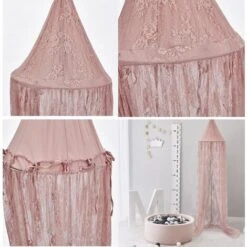 MINKUROW Baldacchino Per Letto Per Bambini, Zanzariera Da Principessa, Decorazione Per Cameretta Dei Bambini, Perfetta Per Natale, Capodanno (con Lacci, Rosa) -Vendite ATMOSPHERA || None || Maxwell & Williams 85922257 5