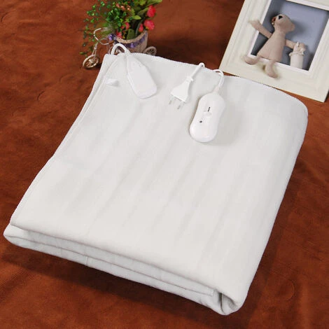 Scalda Coperta Elettrico, Scaldaletto, Singolo, 150 X 80 Cm, 60W, Bianco, Poliestere, Controller Meccanico, Standard/Certificazione: CB, CE 6 Scalda Coperta Elettrico, Scaldaletto, Singolo, 150 X 80 Cm, 60W, Bianco, Poliestere, Controller Meccanico, Standard/Certificazione: CB, CE - immagine 4