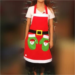 Grembiule Da Cucina Rosso Cena A Tema Natalizio Chef Cucina Cottura BBQ Ristorante Lavabile Motivo Da Giardinaggio Servire Per -13Thirteen -Vendite ATMOSPHERA || None || Maxwell & Williams 86164127 5