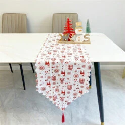 Runner Da Tavola Natalizio Bianco 33x180 Cm Lino Fiocco Di Neve Tovaglia Stampata Decorazioni Natalizie Biancheria Da Tavola Bandiere Per La Casa (Bianco) - 13Thirteen 11 Runner Da Tavola Natalizio Bianco 33x180 Cm Lino Fiocco Di Neve Tovaglia Stampata Decorazioni Natalizie Biancheria Da Tavola Bandiere Per La Casa (Bianco) - 13Thirteen -Vendite ATMOSPHERA || None || Maxwell & Williams 86165048 5