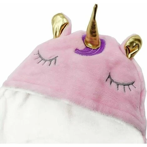 GTA Unicorno Sacco Nanna Neonato Fasciato Ragazza Ragazzo Spessa Coperta Avvolgente Con Cappuccio Calda Fasciatura Velluto Corallo Sacco Nanna Neonato Con Piedi Separati Sacco Nanna Neonato, Rosa 6 GTA Unicorno Sacco Nanna Neonato Fasciato Ragazza Ragazzo Spessa Coperta Avvolgente Con Cappuccio Calda Fasciatura Velluto Corallo Sacco Nanna Neonato Con Piedi Separati Sacco Nanna Neonato, Rosa - immagine 4