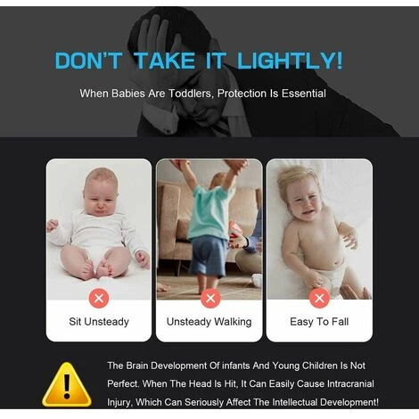 Cuscino Per La Protezione Della Testa Del Bambino, Protezione Per La Testa Del Bambino Regolabile E Traspirante Morbida, Cuscino Di Supporto Per La Protezione Della Testa, Per Bambini Di 4-24 Mesi,Ang 5 Cuscino Per La Protezione Della Testa Del Bambino, Protezione Per La Testa Del Bambino Regolabile E Traspirante Morbida, Cuscino Di Supporto Per La Protezione Della Testa, Per Bambini Di 4-24 Mesi,Ang - immagine 3