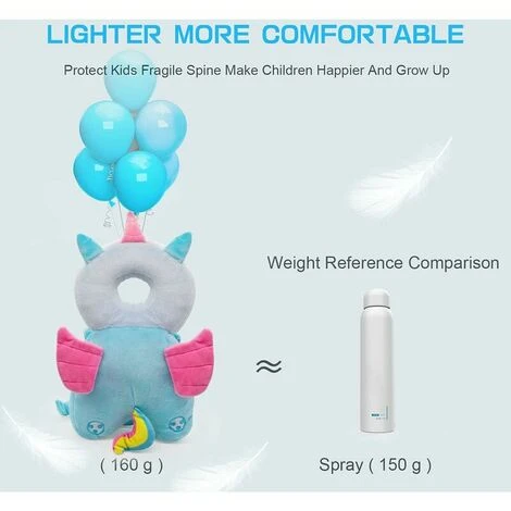 Cuscino Per La Protezione Della Testa Del Bambino, Protezione Per La Testa Del Bambino Regolabile E Traspirante Morbida, Cuscino Di Supporto Per La Protezione Della Testa, Per Bambini Di 4-24 Mesi,Ang 6 Cuscino Per La Protezione Della Testa Del Bambino, Protezione Per La Testa Del Bambino Regolabile E Traspirante Morbida, Cuscino Di Supporto Per La Protezione Della Testa, Per Bambini Di 4-24 Mesi,Ang - immagine 4