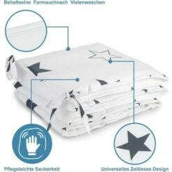 Paracolpi Con Schärpen Multicolore Fodera Protettiva In Lino Per Orsacchiotto Sulla Scala 180x28cm-Bianco -Vendite ATMOSPHERA || None || Maxwell & Williams 86185805 3