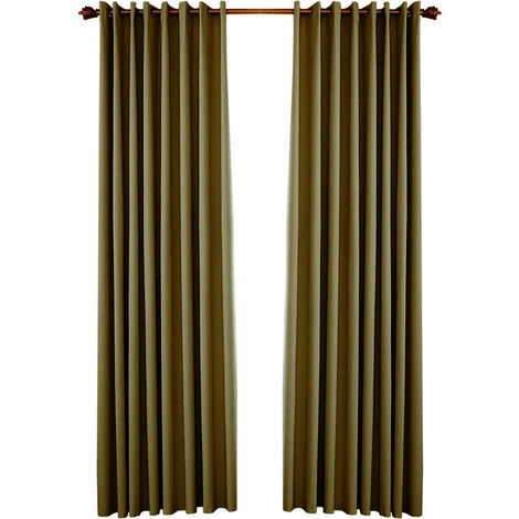 GTA Tende Pergolate Per Esterni, Tende Oscuranti Per Patio Esterno, Decorazioni Per Esterni Impermeabili Con Occhiello Antiruggine Per Pergola/Portico, 2 Pannelli, 134Cm160Cm, Cafe - 134Cm160Cm, Cafe 4 GTA Tende Pergolate Per Esterni, Tende Oscuranti Per Patio Esterno, Decorazioni Per Esterni Impermeabili Con Occhiello Antiruggine Per Pergola/Portico, 2 Pannelli, 134Cm160Cm, Cafe - 134Cm160Cm, Cafe - immagine 2